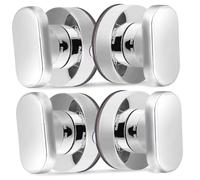 EXHUMKY 4 piezas Manija de Puerta Multifuncional con Ventosa de Instalación Sin Herramientas para Puertas y Armarios Carga de Diseño Práctico y Duradero