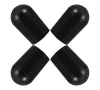 EXHUMKY 4 Piezas Protector Antideslizante para Pica de Violonchelo Caucho Resistente Diámetro Interior 6 MM Accesorio Punta de Clavija para Estabilidad en Interpretación