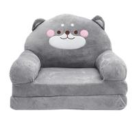 EXHUMKY Asiento De Felpa para NiñOs Sofá Plegable Infantil con Forma De Elefante SillóN para BebéS 19.7X15.4X13.8 Pulgadas para Sala De Estar Y Guardería