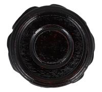 EXHUMKY Base de Madera para Lámpara de Mesa y Soporte de Tetera, Peana Redonda Resistente, Adecuado para Decoración de Muebles y Espacios del Hogar