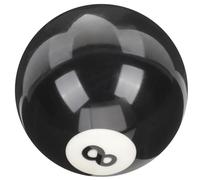 EXHUMKY Bola de Billar Práctica No 8 White de Resina, Bola de Mesa para Entrenamiento y Juegos de Billar Americano en Ambientes Domésticos