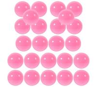 EXHUMKY Bolas de Lotería de Fiesta 4 CM Abiertas 50 Unidades en Color Rosa Balones de Juego Esféricas de PVC para Actividades y Entretenimiento en Eventos y Rifas