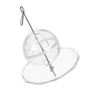 EXHUMKY Bolita Colgante para Forrajeo De Aves Juguete Interactivo De Alimentación para Periquitos y Loros Estimula Actividad Mental y Física para Jaulas De Pájaros Diseño De Fácil