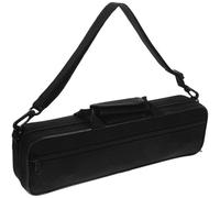 EXHUMKY Bolsa Protectora para Flauta Resistente y Ligera con Diseño Portátil y Duradero Bolsa de Almacenaje Negra de Oxford para Instrumentos Musicales