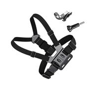 EXHUMKY Correa Pecho Ajustable para Cámara Deportiva Arnés de Cuerpo Compatible con Gopro Accesorios para Capturar Momentos Esquí Ciclismo y Deportes al Aire