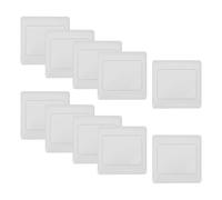 EXHUMKY Cubierta de Placa de Pared Eléctrica Modelo 50, Resistente al Fuego, Color Claro, 10 Unidades, para Renovación del Hogar y Decoración Moderna en Cocina y Baño