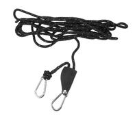 EXHUMKY Cuerda para Camping de Nylon Gruesa y Reflectante Cuerda para Toldo y Tienda Resistente al Viento con Tensor Metálico para Actividades al Aire Senderismo y Escalada