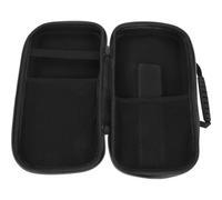 EXHUMKY Estuche Rígido Eva para Micrófono Inalámbrico 1 a 2, Bolsa de Transporte Cremallera Antichoque para Viaje, Almacenamiento Portátil para Micrófonos de Mano, Color Negro