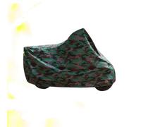 EXHUMKY Funda para Motocicleta y Bicicleta XL Diseño Camuflaje Verde Protección contra Sol Lluvia y Polvo Orificio Antirrobo para Uso Exterior