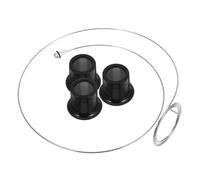 EXHUMKY Lupa De Clip para Joyero y Reparación De Relojes, Vidrio Óptico 4 Piezas (5X, 10x, 15x, Alambre Metálico), Ampliación Precisa para Bricolaje y Detalle Profesional