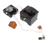 EXHUMKY Mecanismo de Reloj de Pared sin Gancho, Movimiento de Cuarzo Preciso, Repuesto para Reloj de Pared, Sonido Horario, Diseño Retro, Instalación sin Daños, Accesorio de Reparación