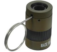 EXHUMKY Mini Telescopio Monocular de Dedo Portátil 2.5x17.5mm en Color Verde Militar, Monocular Miniatura para Actividades al Aire Libre, Camping y Observación, Accesorio Salvaje