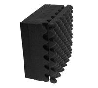 EXHUMKY Paneles Acústicos Autoadhesivos 30x30x2 Cm, Almohadillas de Aislamiento Acústico de Espuma Alta Densidad, 6 Piezas para Insonorización de Paredes en Estudios y Habitaciones