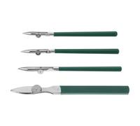 EXHUMKY Rotuladores Ajustables para Dibujo Lineal 4 Piezas Tamaño Pequeño a Extragrande Verde, Bolígrafo de Líquido Enmascarador para Acuarela y Técnicas Artísticas, Herramientas