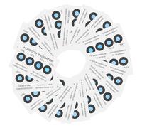 EXHUMKY Tarjetas Indicadoras de Humedad 4 Puntos 10%-40% Azul a Rosa, 100 Piezas, Tiras de Control Preciso de Humedad para Almacenes, Museos y Laboratorios, Gestión y Monitoreo Ambiental