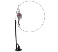 EXHUMKY Varita Interactiva para Gatos con Desmontable para Activar Instintos De Caza Gatos De Interior para Jugar y Fortalecer El Vínculo con Tu Mascota