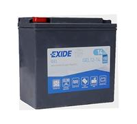 EXIDE Batería 14, Ah 150, A/EN GEL12-14 L 150mm B 87mm H 145mm Compatible con KTM MOTORCYCLES ADVENTURE, HUSQVARNA MOTORCYCLE TR, BMW MOTORCYCLES G