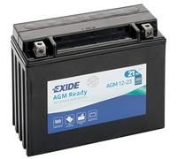 EXIDE Batería 21, Ah 350, A/EN AGM12-23 L 205mm B 90mm H 165mm Compatible con BMW i3 I01, YAMAHA MOTORCYCLES XVZ, KAWASAKI MOTORCYCLES VN