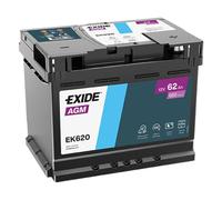 EXIDE Batería 62, Ah 680, A/EN EK620 L 242mm B 175mm H 190mm