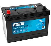 EXIDE Batería 95, Ah 800, A/EN EL955 L 306mm B 173mm H 222mm Compatible con TOYOTA RAV 4 III ACA3, ACE, ALA3, GSA3, ZSA3, MITSUBISHI OUTLANDER III GGW, GFW, ZJ, NISSAN Patrol GR IV SUV Y60, GR