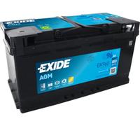 EXIDE Batería 96, Ah 850, A/EN EK960 L 353mm B 175mm H 190mm Compatible con VW Passat B8 Variant 3G5, CB5 Passat B6 Variant 3C5 Multivan T5 7HM, 7HN, 7HF, 7EF, 7EM, 7EN Passat B8 Sedán 3G2, CB2