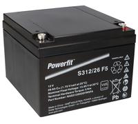 Exide Powerfit Batería De Plomo AGM 12V 26Ah S312/26 F5