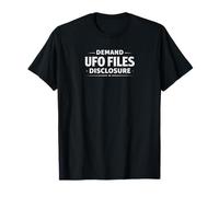 Exigir Archivos OVNI Divulgación Misterio Extraterrestre Secretos del Gobierno Camiseta