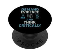 Exija evidencia y piense críticamente la mentalidad científica PopSockets PopGrip Adhesivo