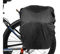 EXIN DECHEN 100L Regenschutz für Fahrradtasche, 100 L Funda Impermeable para Cesta de Bicicleta, Negra Cubierta de Lluvia de Bolsa de Bicicleta, para Asientos Traseros y Bolsas Porta-Bagos