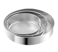 EXIN DEHCEN 3 Piezas Tamices Colador de Harina Fina, 15/18/22cm Tamiz para Harina Profesional, Tamices de Malla de Acero Inoxidable, Tamizador de Harina Manual Tamiz para Harina Pastel Azúcar en Polvo