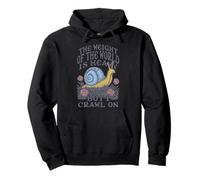Existential Snail The Weight of The World is Heavy Crawl On Sudadera con Capucha