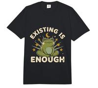 Existir es Suficiente Rana meditando Comfort Colors Adult Heavyweight T-Shirt