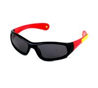EXIT Niños OCCH. SOLE BAMB. PLAST. S8110 C.14 NERO-ROSSO/FUMO *3P Gafas de sol Plástico Negro Gris Máscara Polarizado