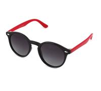 EXIT Niños OCCH. SOLE BAMB. PLAST. TK0916 C.05 NERO-ROSSO/FUMO SF. *3P Gafas de sol Plástico Negro Gris Redonda Polarizado
