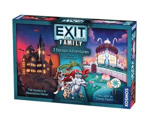 Exit: The Game - Familia - 2 Aventuras de Escape, Sala de Escape en casa, Juego cooperativo, Actividad Familiar, Brainteasers, 2-4 Jugadores