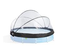 EXIT Toys Cubierta para piscina - Universal - Toldo redondo multifuncional - Adecuado para piscinas redondas de 360 cm y algunas otras marco entre 370 cm - Reparable, 70% reciclable