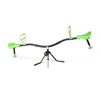 EXIT TOYS Spinner balancín Giratorio de Acero - Balancín para niños pequeños y niños - Balancín Giratorio para Exteriores en el jardín - 193 x 60 x 73 cm - Verde/Negro