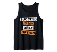 éxito es mi única opción Lettering inspiración motivación Camiseta sin Mangas