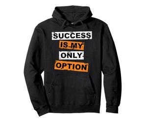 éxito es mi única opción Lettering inspiración motivación Sudadera con Capucha