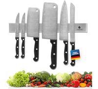 EXITOSO Iman Cuchillos de Cocina Acero Inoxidable Adhesiva sin Perforación - Barra Magnetica para Cuchillos Soporte Cuchillos Cocina - Porta Imán Cuchillos de Cocina - Soporte Magnetico para Cuchillos