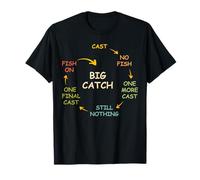 Exitoso Reparto de Pesca de Pesca Espera un Lanzamiento más Big Catch Camiseta