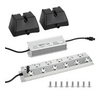 ExKeen Generador de Niebla por Ultrasonidos 12 Cabezales - 9L/H, 400W con Boya y Fuente de Alimentación Impermeable, Máquina de Humo para Estanques, Jardines, Terrarios y Decoración Mágica