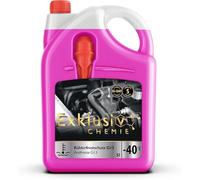 Exklusiv Chemie 5 litros G13 Anticongelante de radiador 5 años | Refrigerante coche hasta -40° | G13 Refrigerante coche | Listo para usar | Protección de larga duración de las piezas del motor