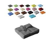 Exklusiv Heimtextil Paño para el jabón, 4 unidades, 30 x 30 cm, antracita