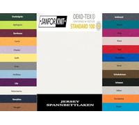 Exklusiv Heimtextil - Sábana bajera ajustable con goma elástica en todo el contorno, 100 % algodón, Blanco, 120 x 200 cm