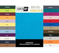 Exklusiv Heimtextil - Sábana bajera ajustable con goma elástica en todo el contorno, 100 % algodón, turquesa, 200 x 220 cm