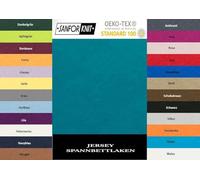 Exklusiv Heimtextil - Sábana bajera ajustable con goma elástica en todo el contorno, petróleo, 140 - 160 x 200 cm