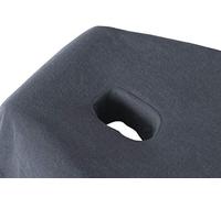 Exklusiv sábana bajera de heimtextil Camilla de masaje Rizo con nariz Ranura Marca, antracita, 70-80 x 190-200 cm