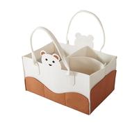 EXKURPOO Bolsa de Fieltro Organizador de bolsos fieltro con bolsillos, bolso mano, bolsa almacenamiento, organizador, cesta portátil for mamá(Color1)