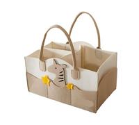 EXKURPOO Bolsa de Fieltro Organizador de bolsos fieltro con bolsillos, bolso mano, bolsa almacenamiento, organizador, cesta portátil for mamá(Color2)